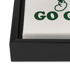 Time to Go Green Framed Canvas Print Gallery Image 3