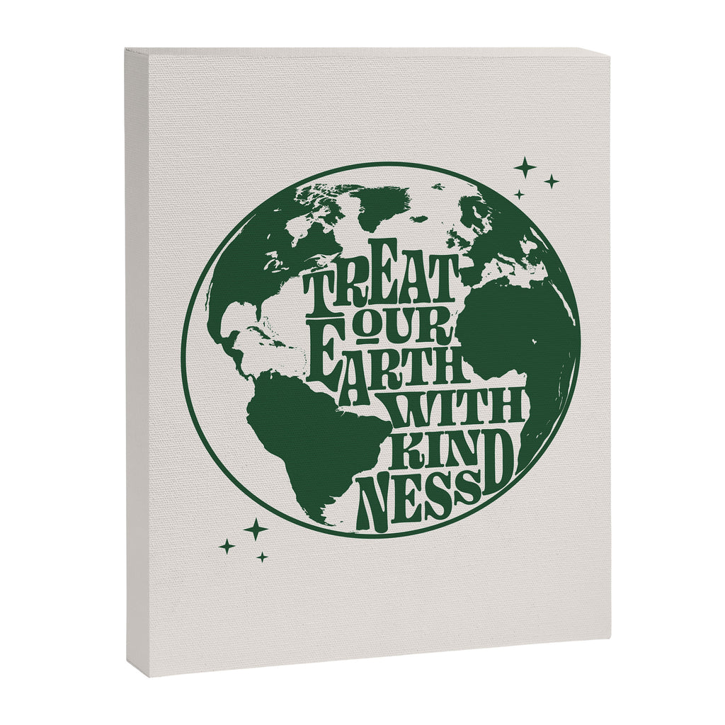 Treat our Earth with Kindness Canvas Print Gallery Image 6