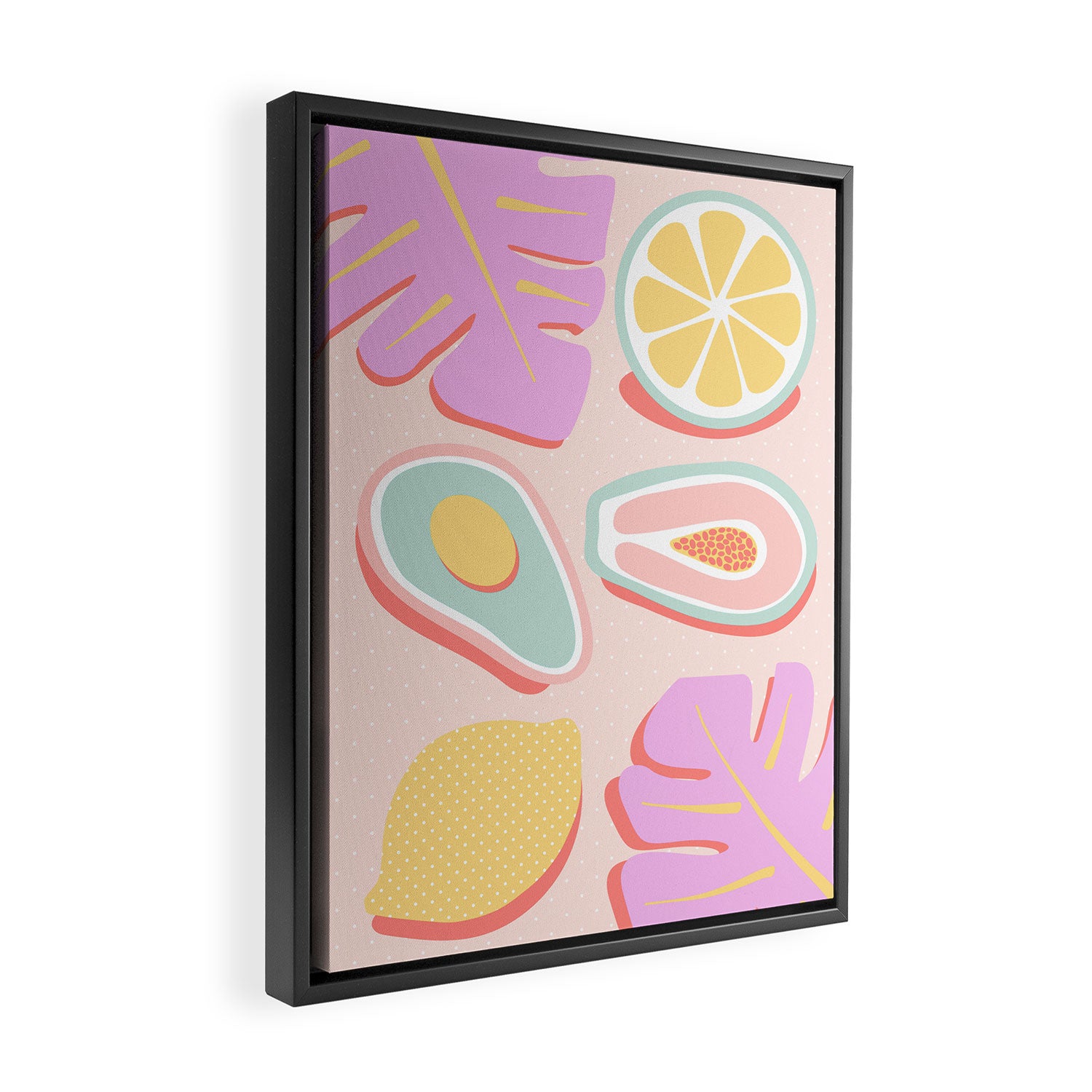 Tropical Juice Pop Framed Canvas Print Gallery Image 2