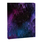Ultra Violet Glitch Galaxy Canvas Print Gallery Image 6
