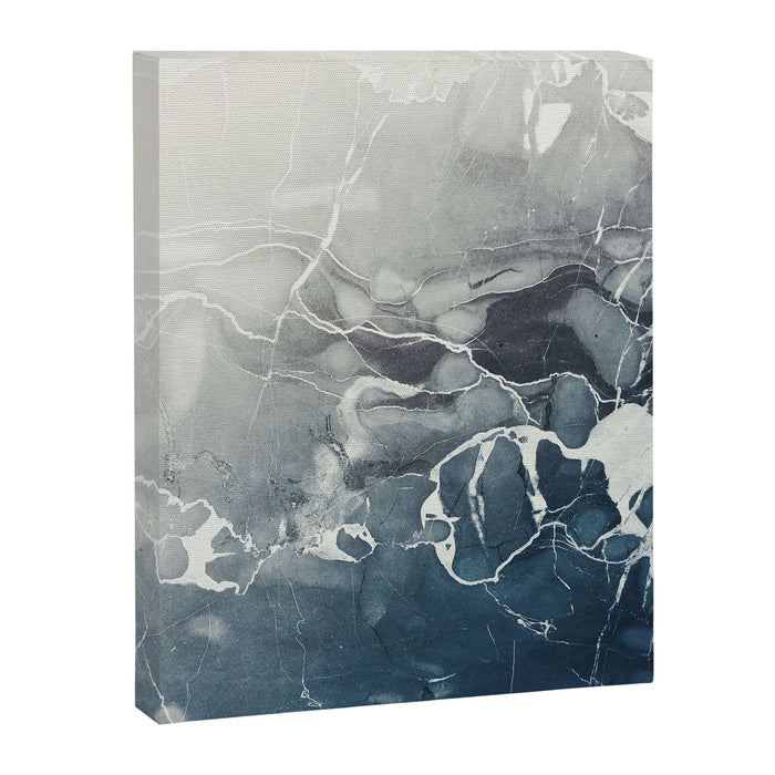Ultramarine Marble Canvas Print Gallery Image 1