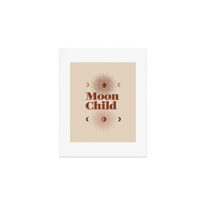 Vintage Moon Child Art Print Gallery Image 1