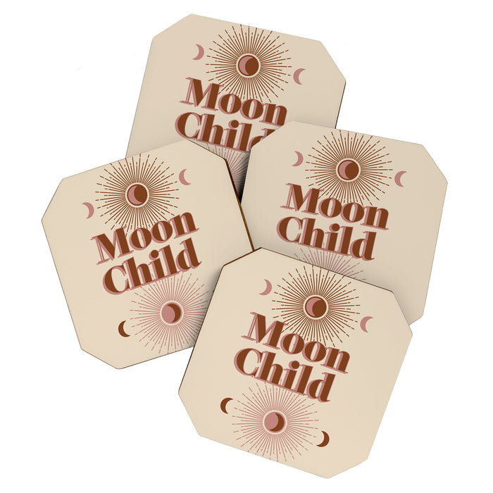 Vintage Moon Child Coaster Gallery Image 1