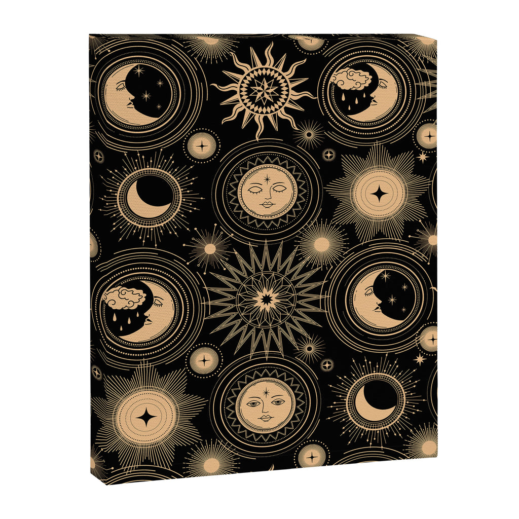 Vintage Sun & Moon Canvas Print Gallery Image 6