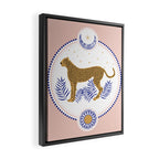 Wild Cheetah and the Moon 2 Framed Canvas Print Gallery Image 2