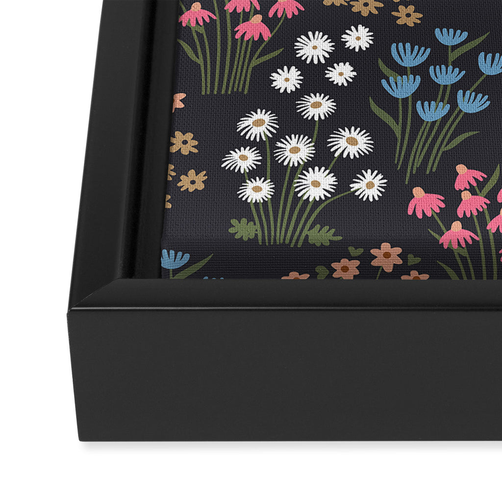 Wildflower Garden Delight Framed Canvas Print Gallery Image 3