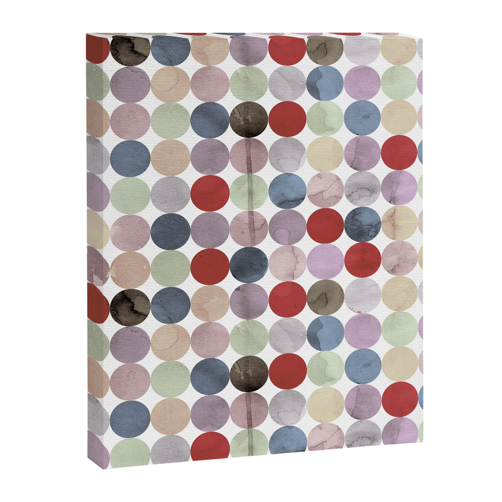 Winter Polka Dots Canvas Print Gallery Image 6