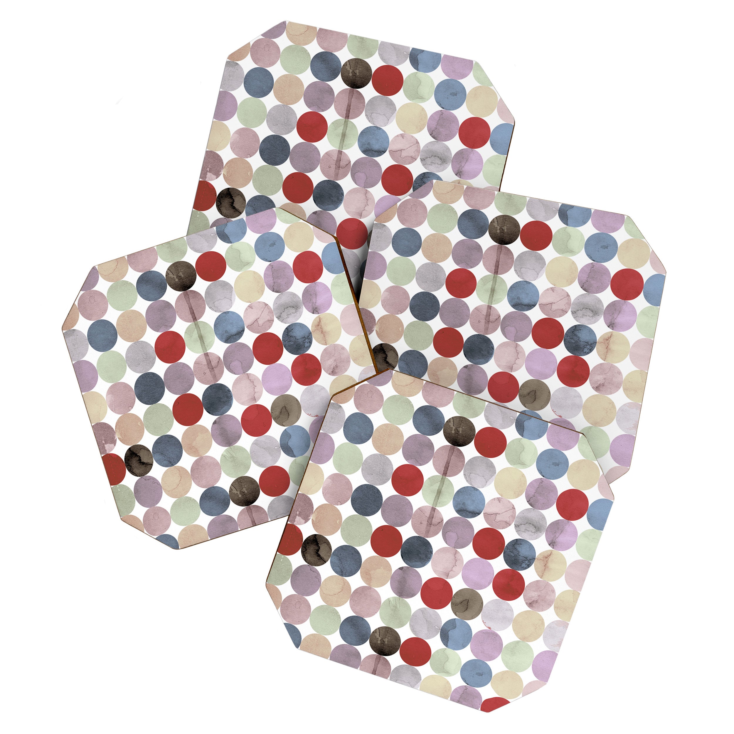 Winter Polka Dots Coaster Gallery Image 1
