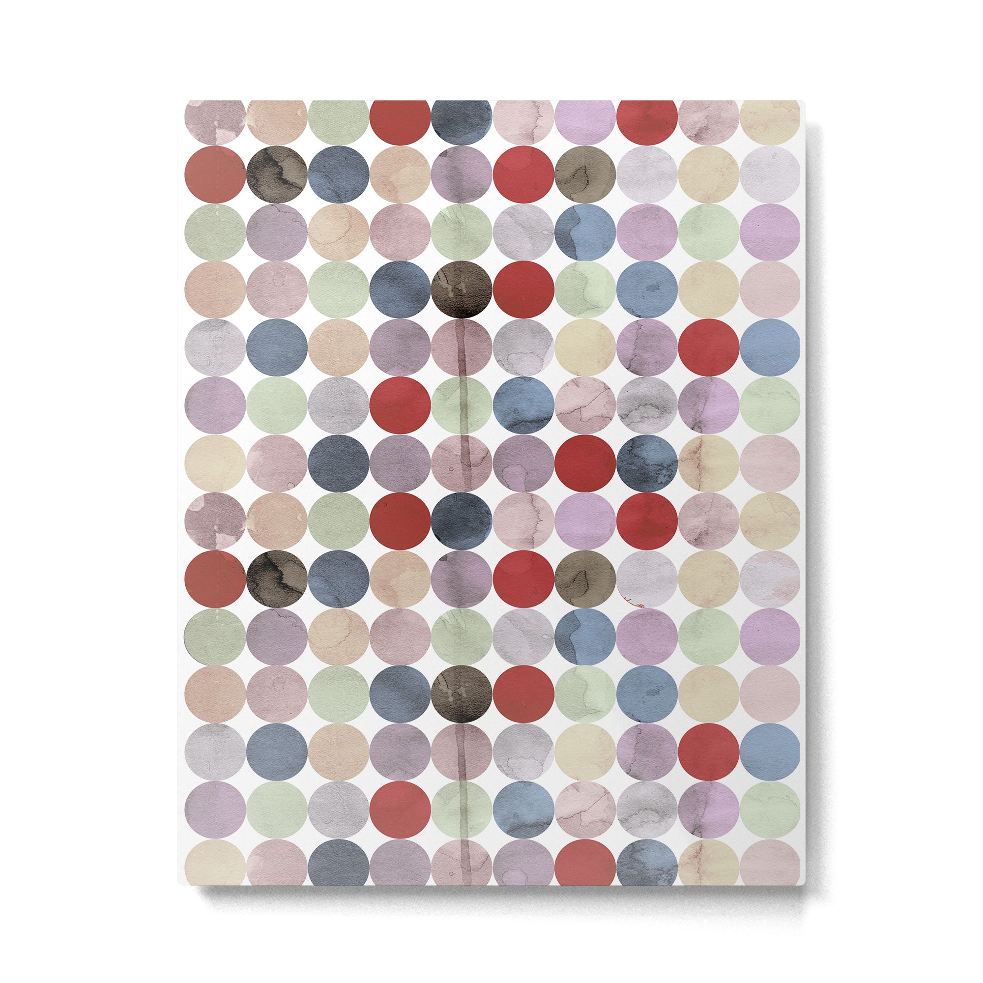 Winter Polka Dots Metal Print Gallery Image 4