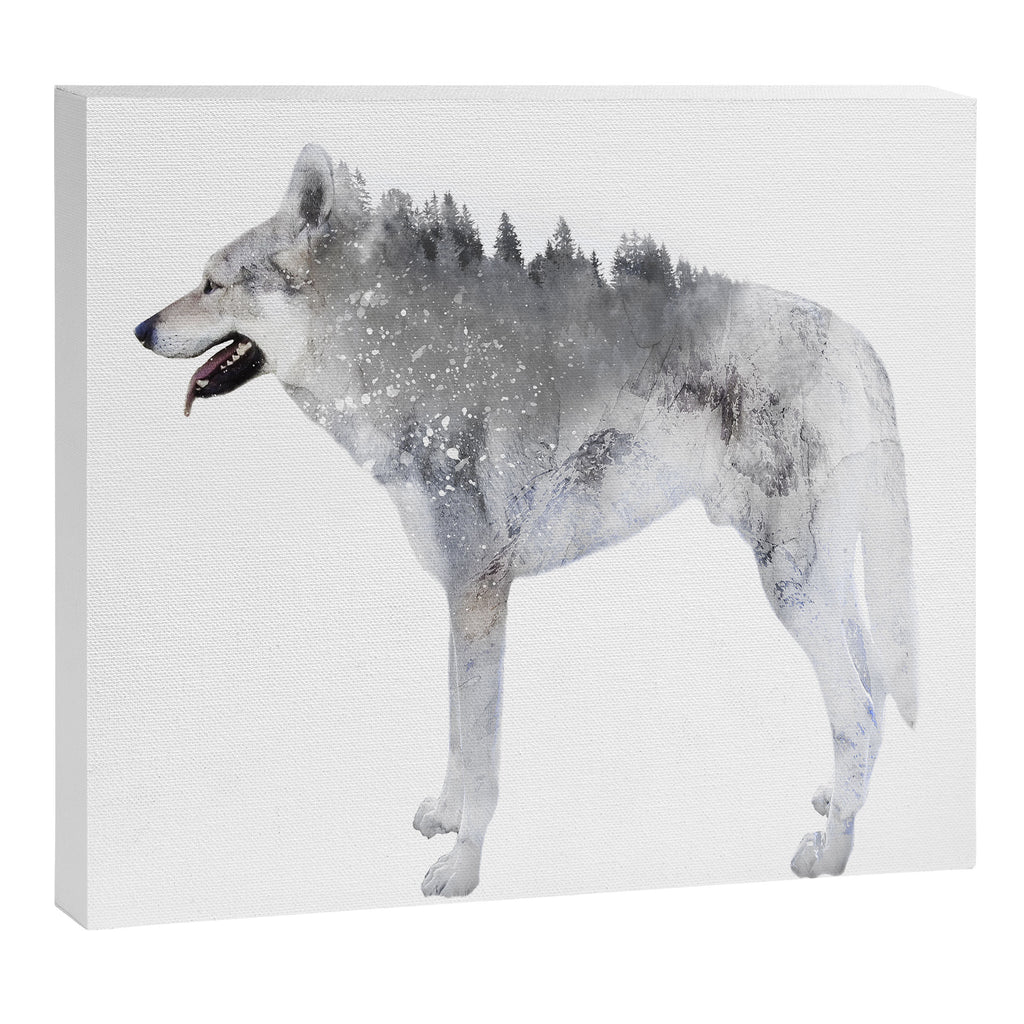 Winter Wolf Canvas Print Gallery Image 6