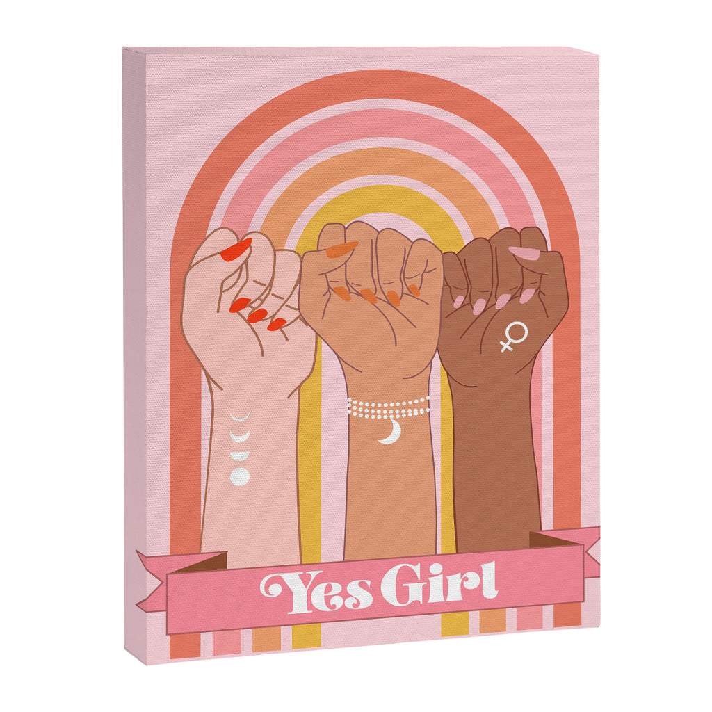 Yes Girl Canvas Print Gallery Image 8