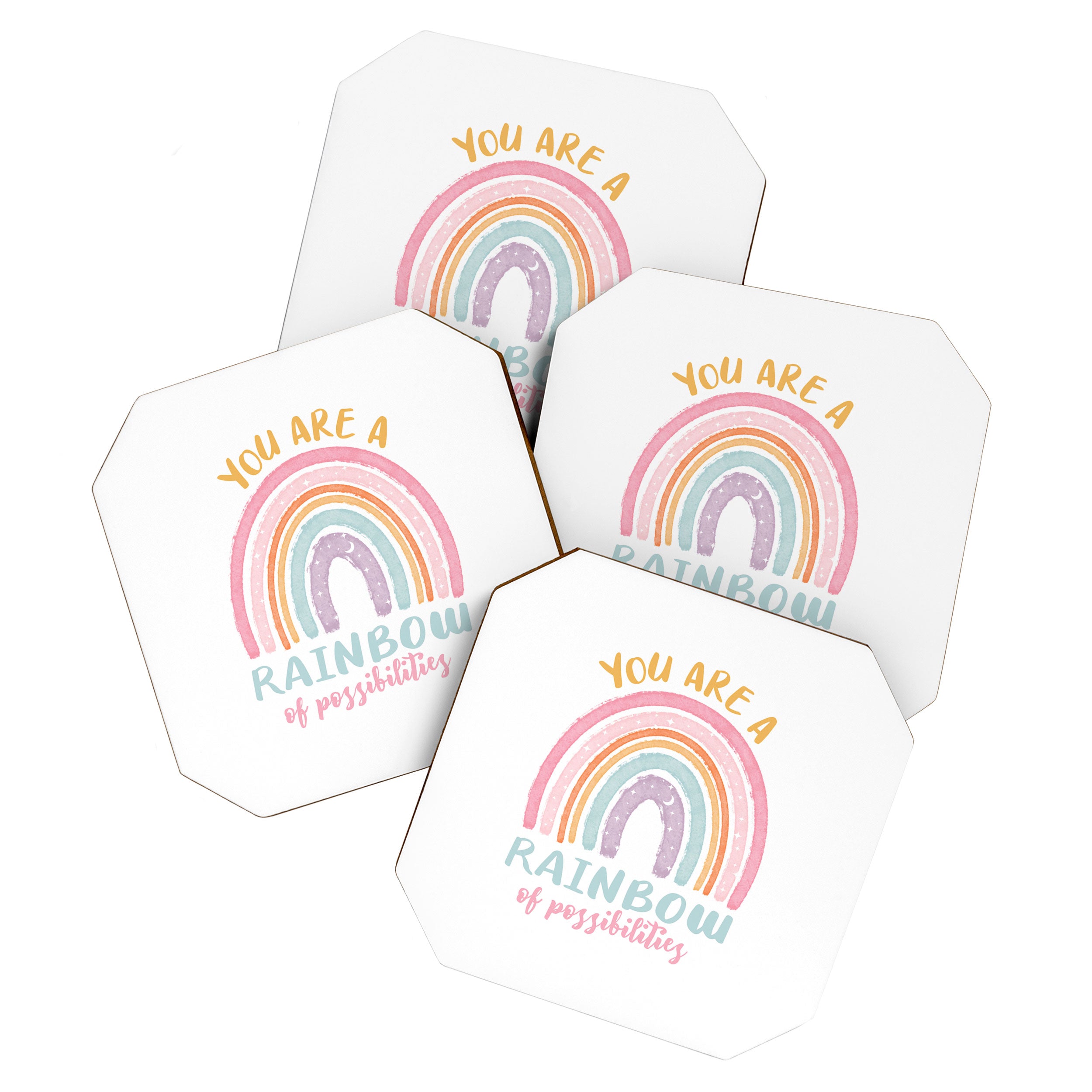 You are a Rainbow of Possibilities Coaster Gallery Image 1