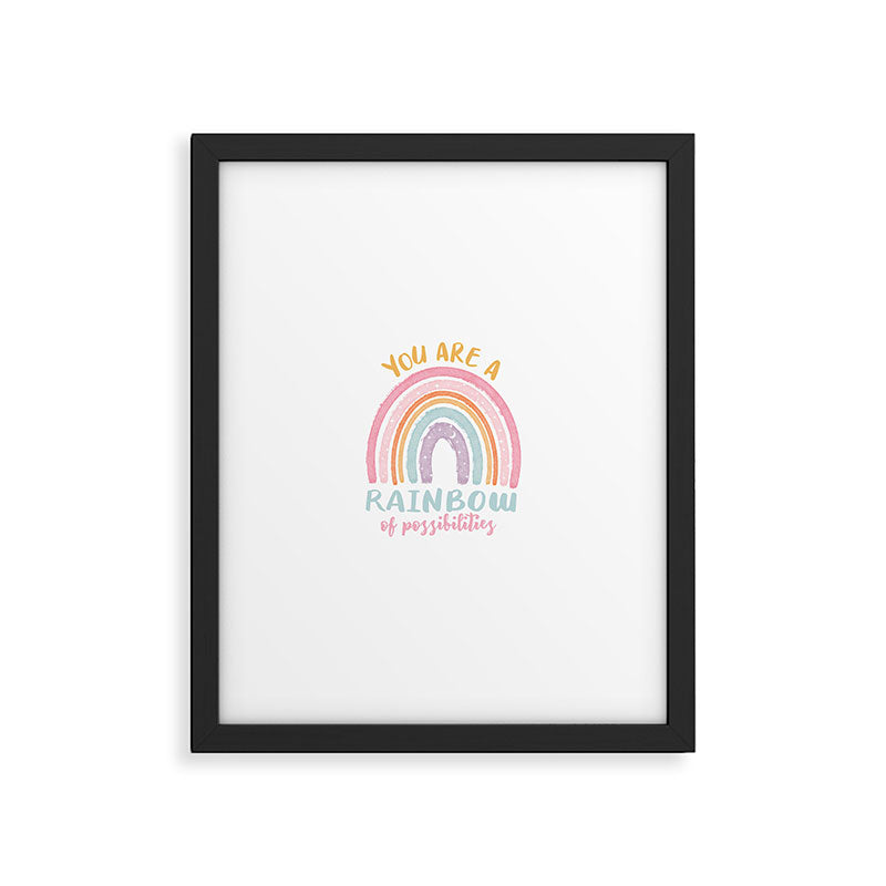You are a Rainbow of Possibilities Framed Art Print Gallery Image 5
