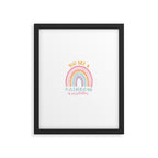 You are a Rainbow of Possibilities Framed Art Print Gallery Image 5
