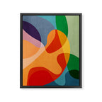 Abstract Colorful Artwork VI Framed Canvas Print Gallery Image 6