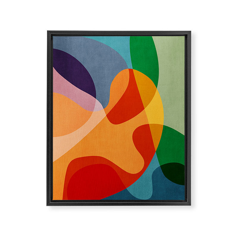 Abstract Colorful Artwork VI Framed Canvas Print Gallery Image 6