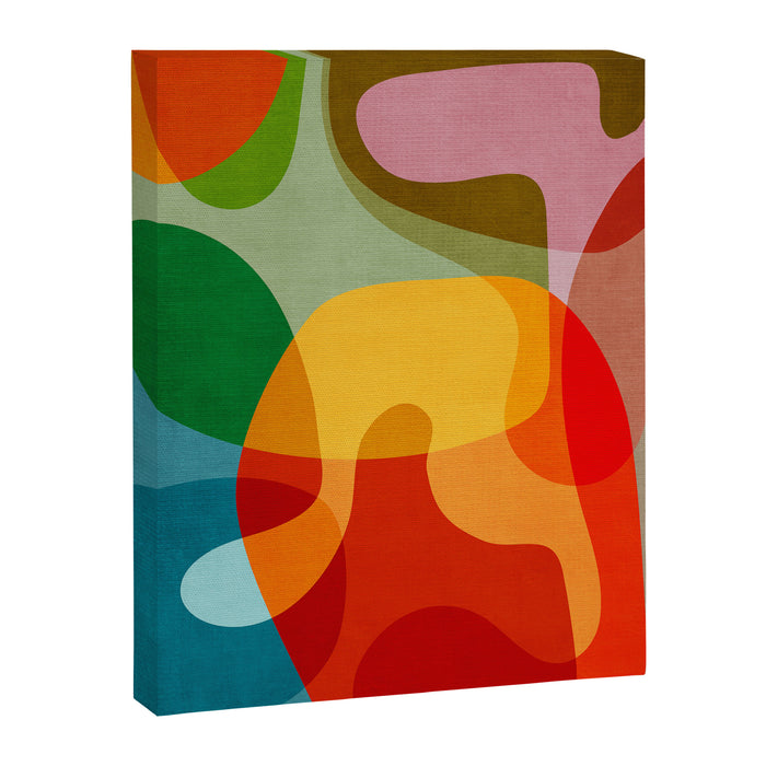 Abstract Colorful Artwork VII Canvas Print Gallery Image 1