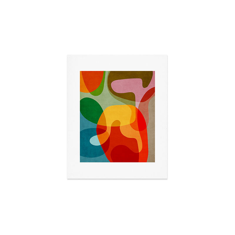 Abstract Colorful Artwork VII Art Print Gallery Image 1