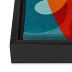 Abstract Colorful Artwork VII Framed Canvas Print Gallery Image 3