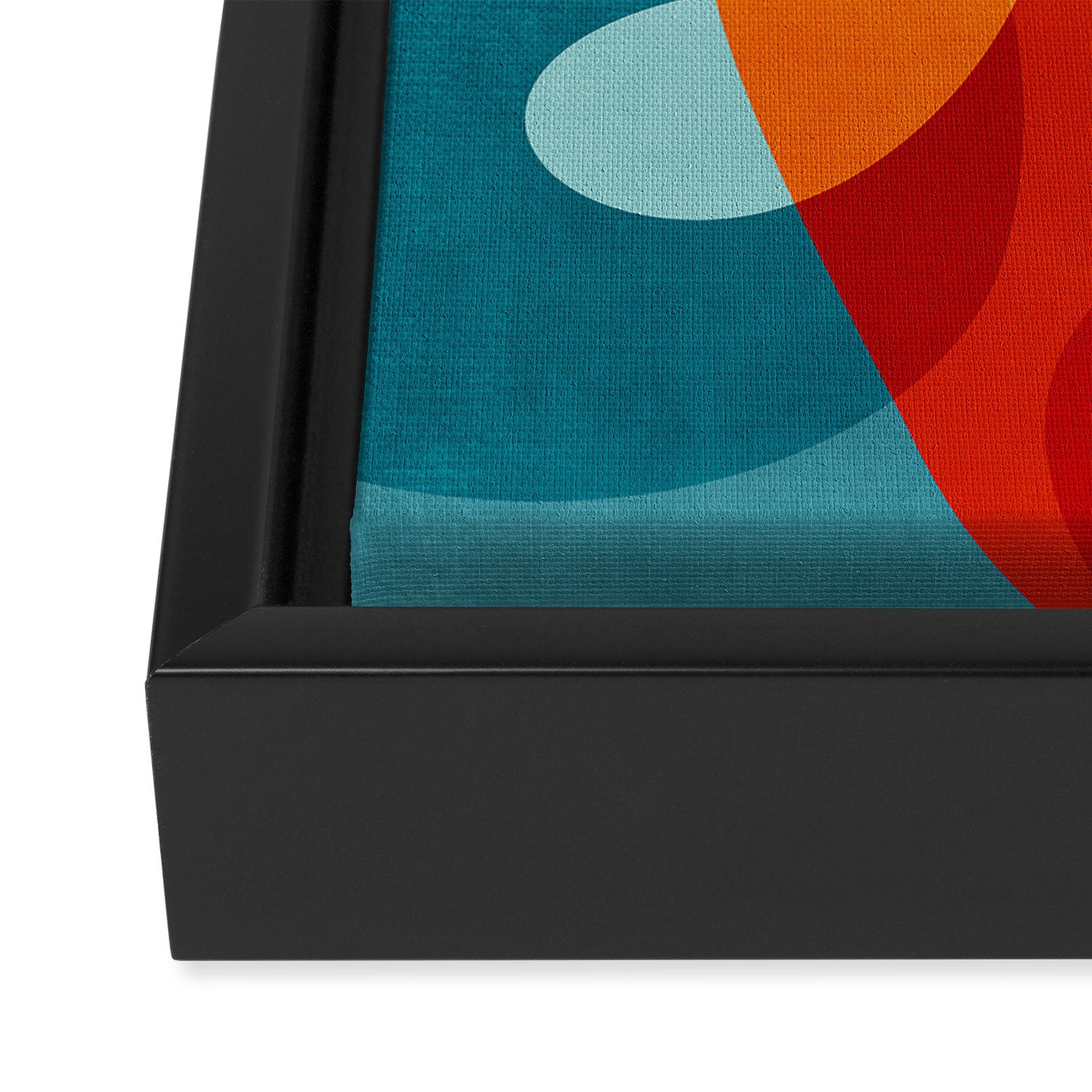 Abstract Colorful Artwork VII Framed Canvas Print Gallery Image 3