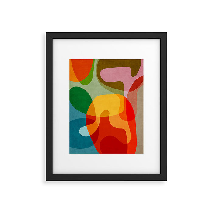 Abstract Colorful Artwork VII Framed Art Print Gallery Image 1
