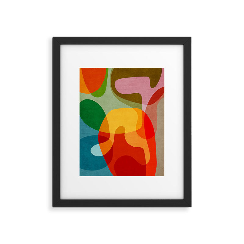Abstract Colorful Artwork VII Framed Art Print Gallery Image 5