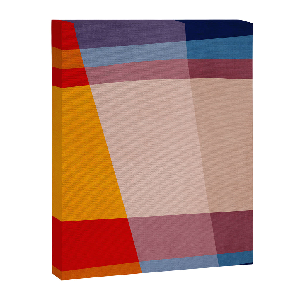 Abstract Mid-Century Modern Colors  Canvas Print Gallery Image 6