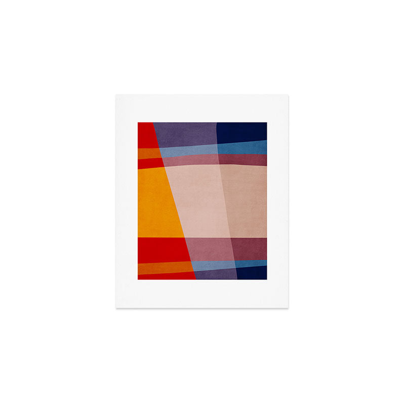 Abstract Mid-Century Modern Colors  Art Print Gallery Image 1