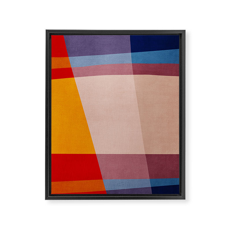 Abstract Mid-Century Modern Colors  Framed Canvas Print Gallery Image 6