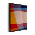 Abstract Mid-Century Modern Colors  Framed Canvas Print Gallery Image 2