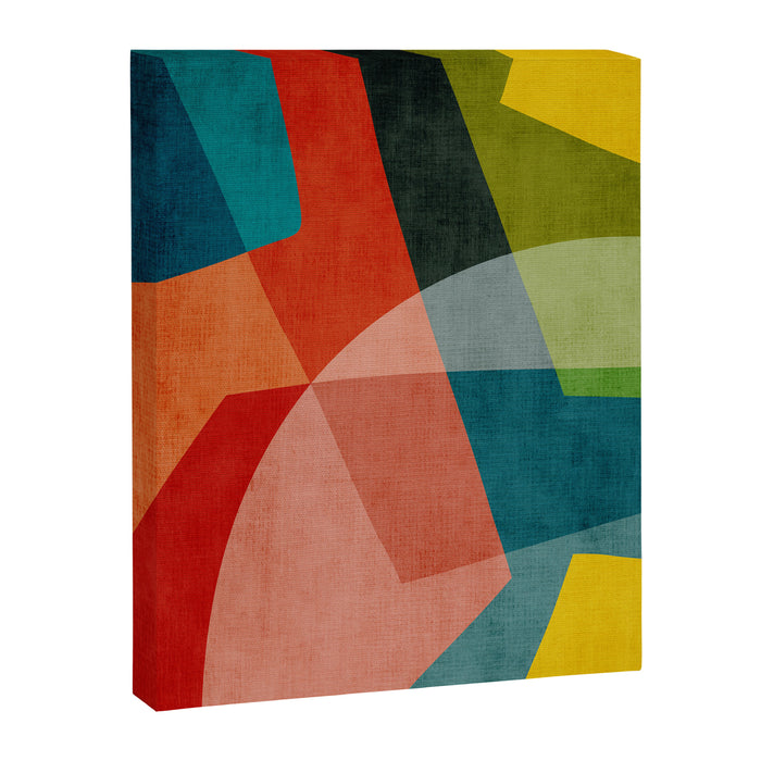 Abstract Modern Colorful Original Art Canvas Print Gallery Image 1