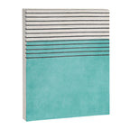 Aqua Turquoise Minimalist Art Canvas Print Gallery Image 6