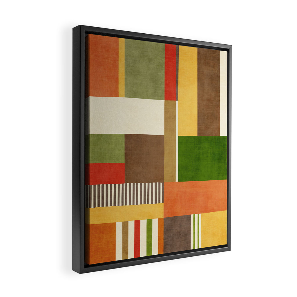 Autumn Colors Artwork Modern Original Art Framed Canvas Print Gallery Image 2