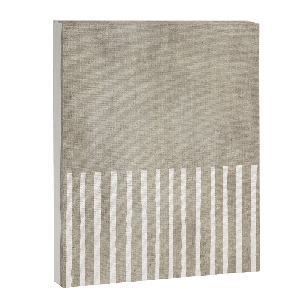 Beige White Minimalism 001 Canvas Print Gallery Image 6