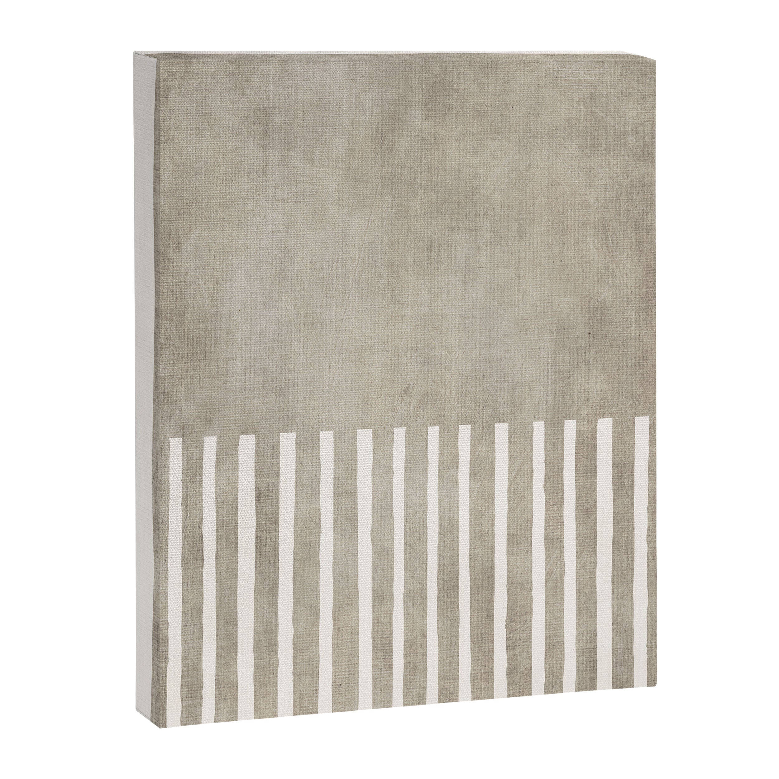 Beige White Minimalism 001 Canvas Print Gallery Image 6