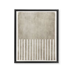 Beige White Minimalism 001 Framed Canvas Print Gallery Image 6