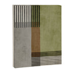 Black Green Brown Gray Bold Modern Artwork Canvas Print Gallery Image 6