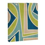 Blue Green Beige Aqua Artwork Canvas Print Gallery Image 6