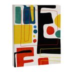Colorful Bold Abstract Modern Artwork H02 Canvas Print Gallery Image 6