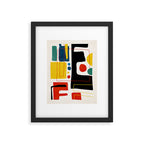 Colorful Bold Abstract Modern Artwork H02 Framed Art Print Gallery Image 5
