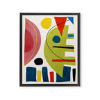 Colorful Bold Abstract Modern Artwork H03 Framed Canvas Print Gallery Image 6