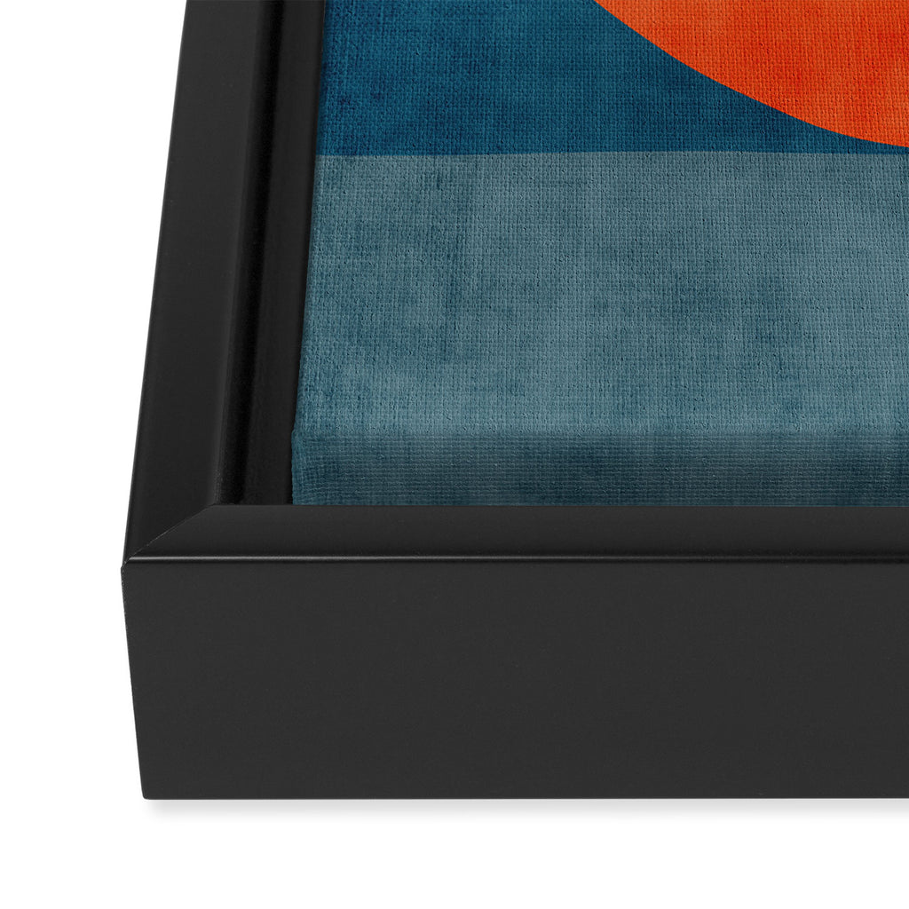Colorful Bold Geometric Original Artwork Framed Canvas Print Gallery Image 3