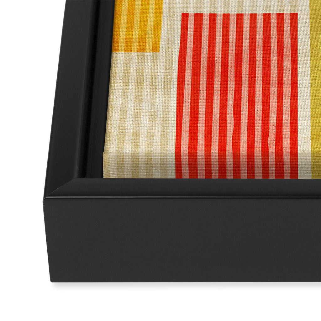 Colorful Geometric Modern Design Art I Framed Canvas Print Gallery Image 3