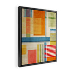 Colorful Geometric Modern Design Art I Framed Canvas Print Gallery Image 2