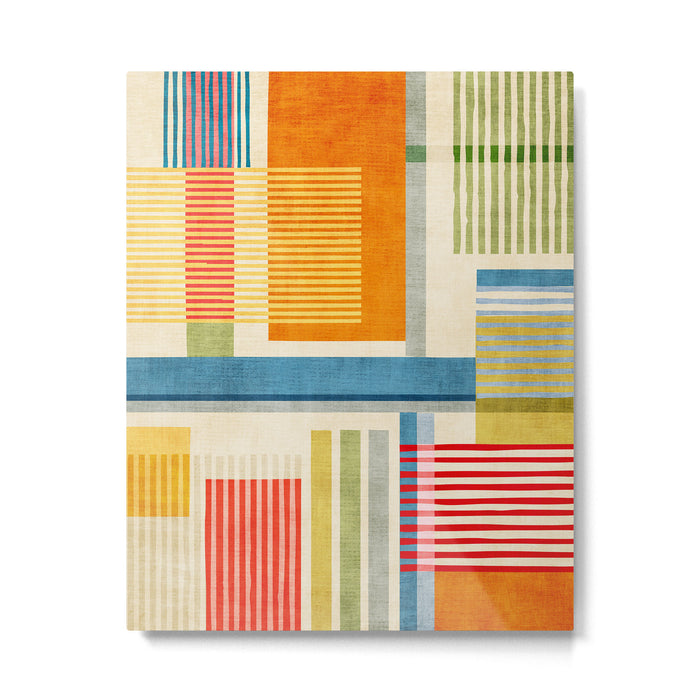 Colorful Geometric Modern Design Art I Metal Print Gallery Image 1