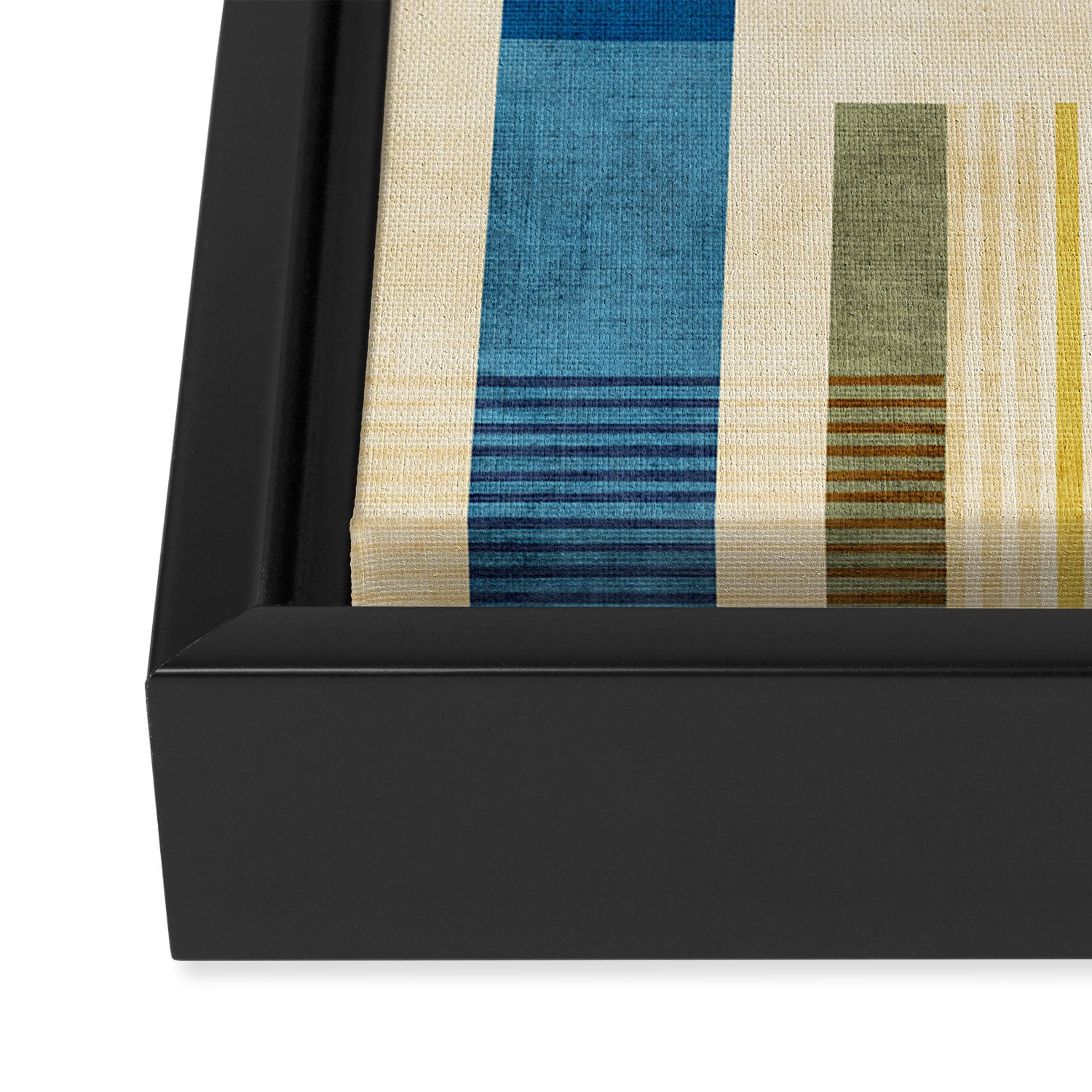 Colorful Geometric Modern Design Art II Framed Canvas Print Gallery Image 3