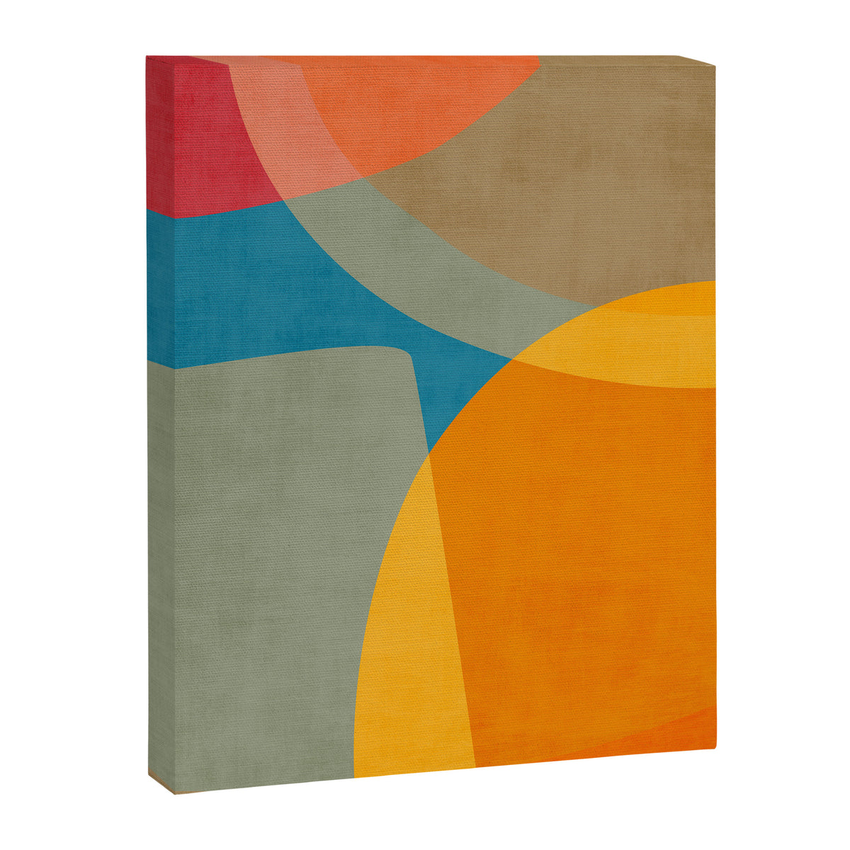 Colorful Modern Abstract Art IV Canvas Print Gallery Image 6