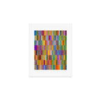Colorful Mosaic Geometric Klee Tones 01 Art Print Gallery Image 1