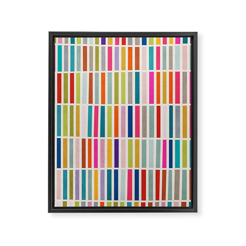Colorful Mosaic Tiles Artwork Framed Canvas Print Gallery Image 6