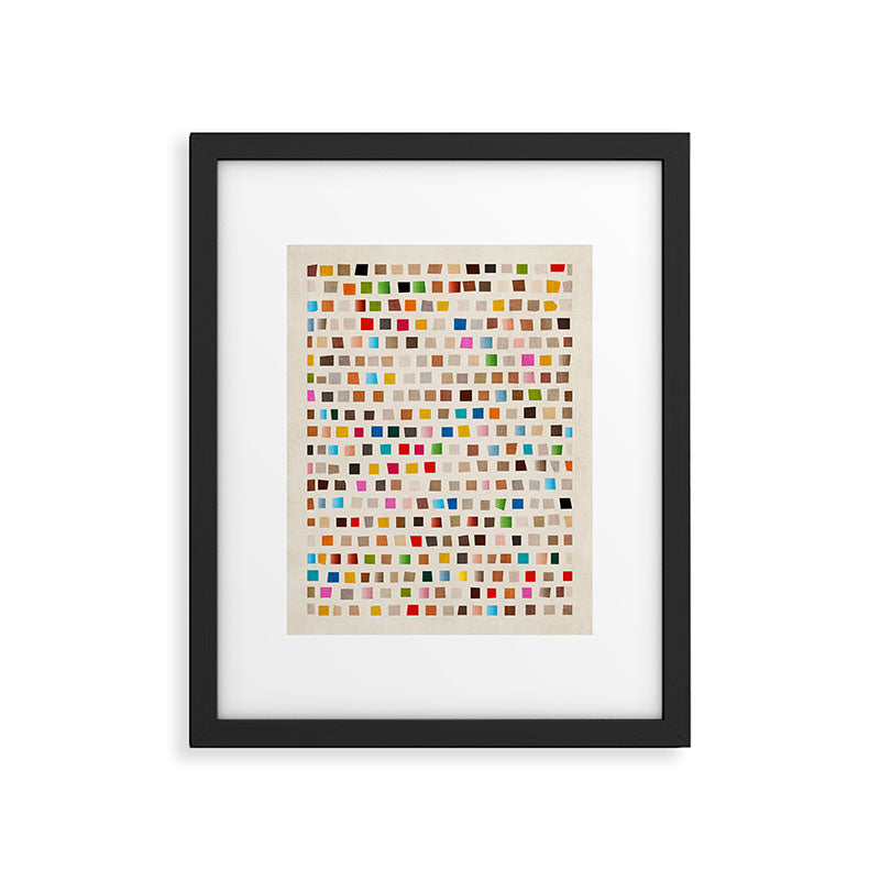 Colorful Mosaic Tiles Modern Artwork Framed Art Print Gallery Image 5